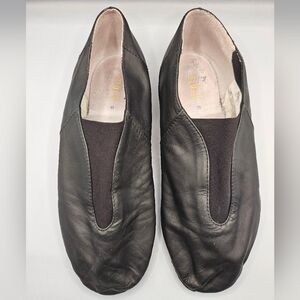 Women's Bloch Super Jazz Split-Sole Slip-On Leather Dance Shoes, Size 9